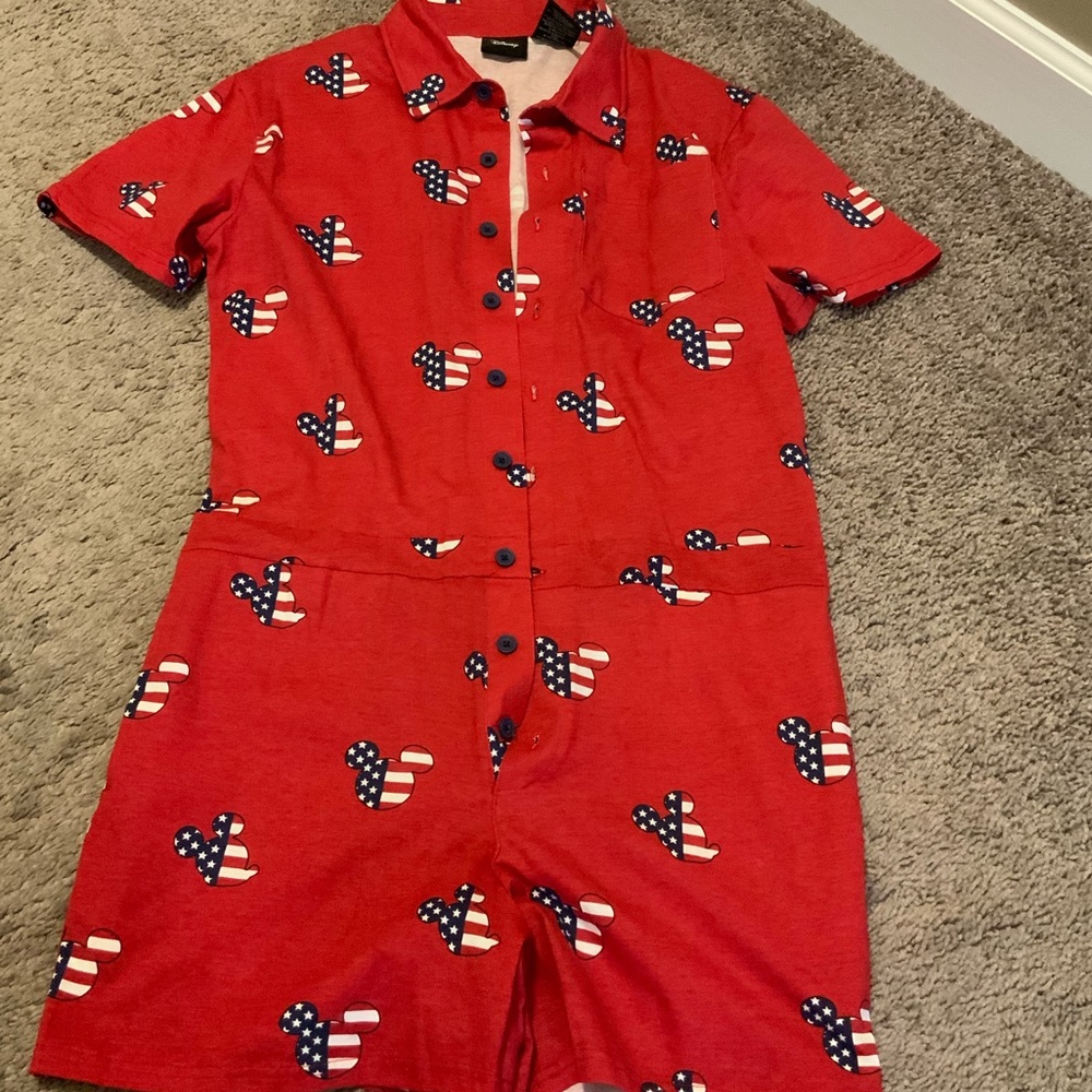 Mickey Mouse Patriotic Romper